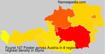 Surname Finster in Austria