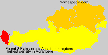 Surname Flaig in Austria
