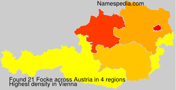 Surname Focke in Austria