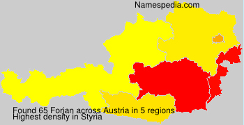 Surname Forjan in Austria