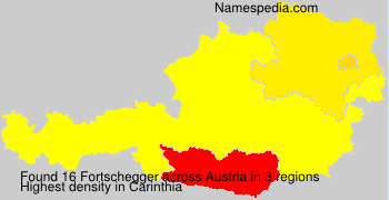 Surname Fortschegger in Austria