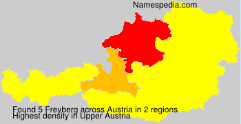 Surname Freyberg in Austria