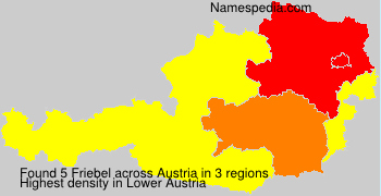 Surname Friebel in Austria
