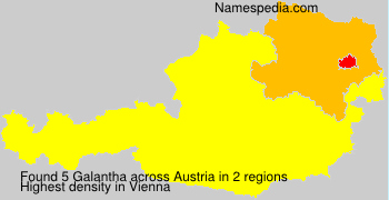 Surname Galantha in Austria