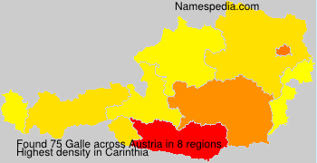 Surname Galle in Austria