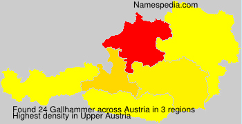 Surname Gallhammer in Austria