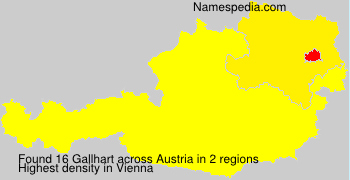 Surname Gallhart in Austria