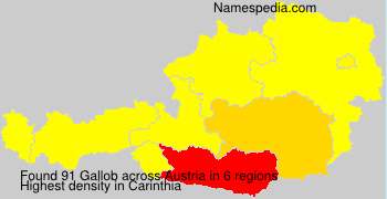 Surname Gallob in Austria