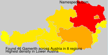 Surname Gamerith in Austria