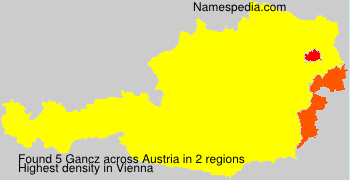 Surname Gancz in Austria