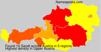 Surname Gandl in Austria