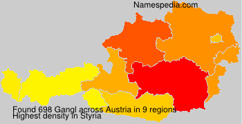 Surname Gangl in Austria