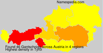 Surname Gantschnigg in Austria