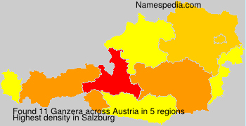 Surname Ganzera in Austria