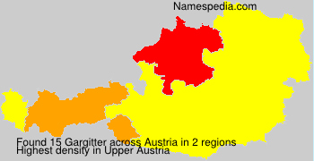 Surname Gargitter in Austria
