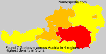 Surname Garibovic in Austria