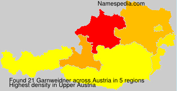 Surname Garnweidner in Austria