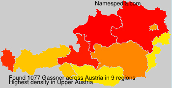 Surname Gassner in Austria