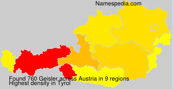 Surname Geisler in Austria