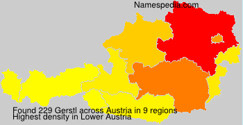 Surname Gerstl in Austria