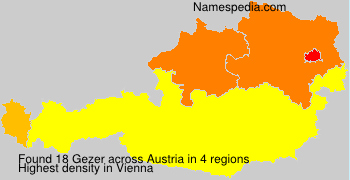 Surname Gezer in Austria