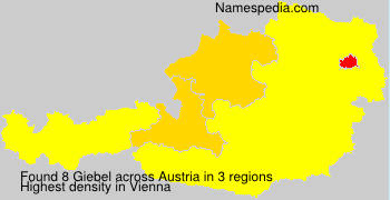 Surname Giebel in Austria