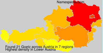 Surname Goetz in Austria