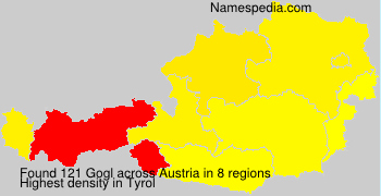 Surname Gogl in Austria