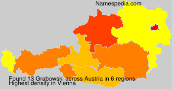 Surname Grabowski in Austria