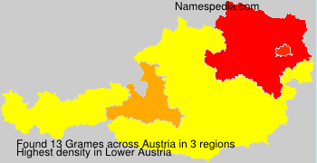 Surname Grames in Austria