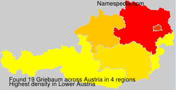 Surname Griebaum in Austria