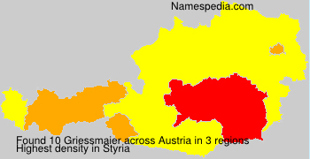 Surname Griessmaier in Austria