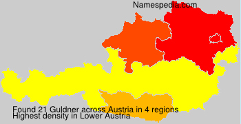 Surname Guldner in Austria