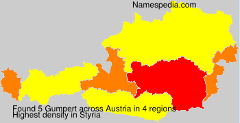 Surname Gumpert in Austria