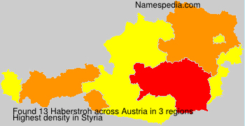 Surname Haberstroh in Austria