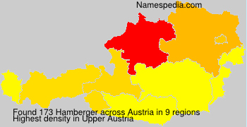 Surname Hamberger in Austria