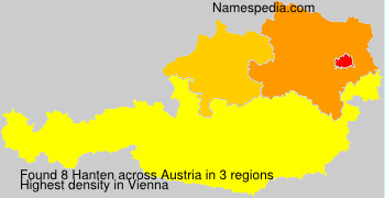 Surname Hanten in Austria