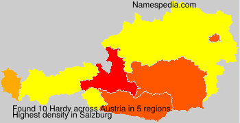 Surname Hardy in Austria