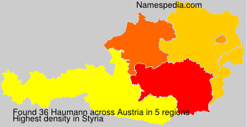 Surname Haumann in Austria