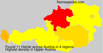 Surname Heinle in Austria