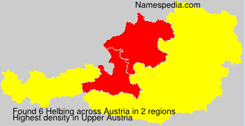 Surname Helbing in Austria