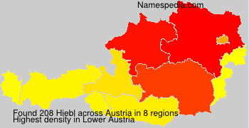 Surname Hiebl in Austria