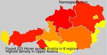 Surname Hirner in Austria