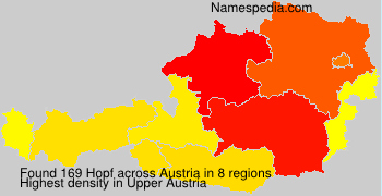 Surname Hopf in Austria