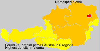 Surname Ibrahim in Austria