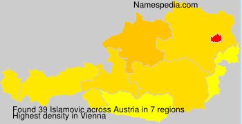 Surname Islamovic in Austria