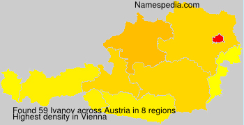 Surname Ivanov in Austria