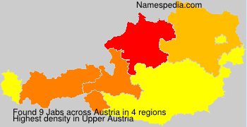 Surname Jabs in Austria