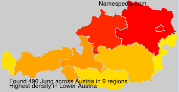 Surname Jung in Austria