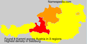 Surname Kamml in Austria